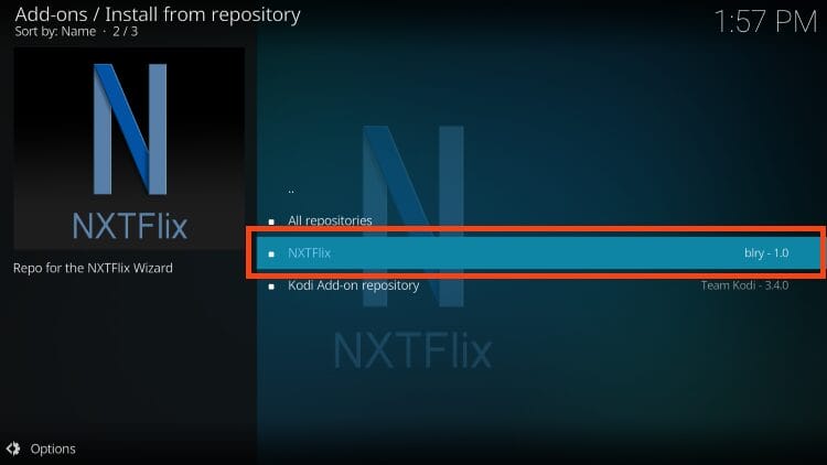 select NXTFlix