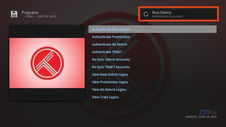 RD success message will now appear