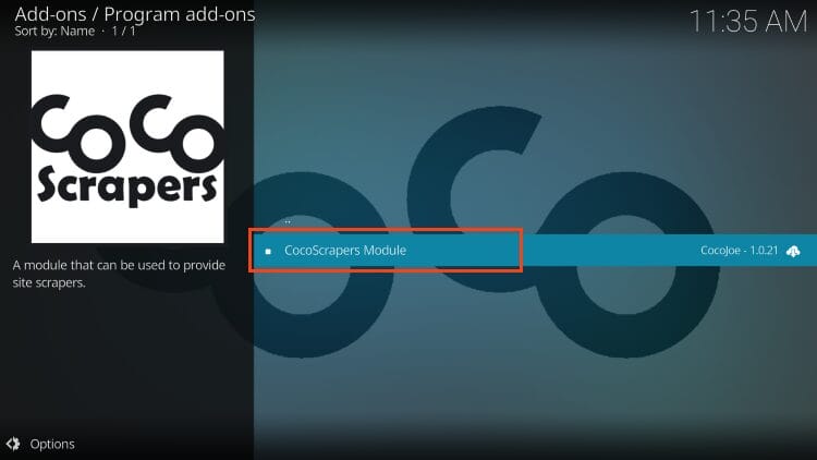 select cocoscrapers module