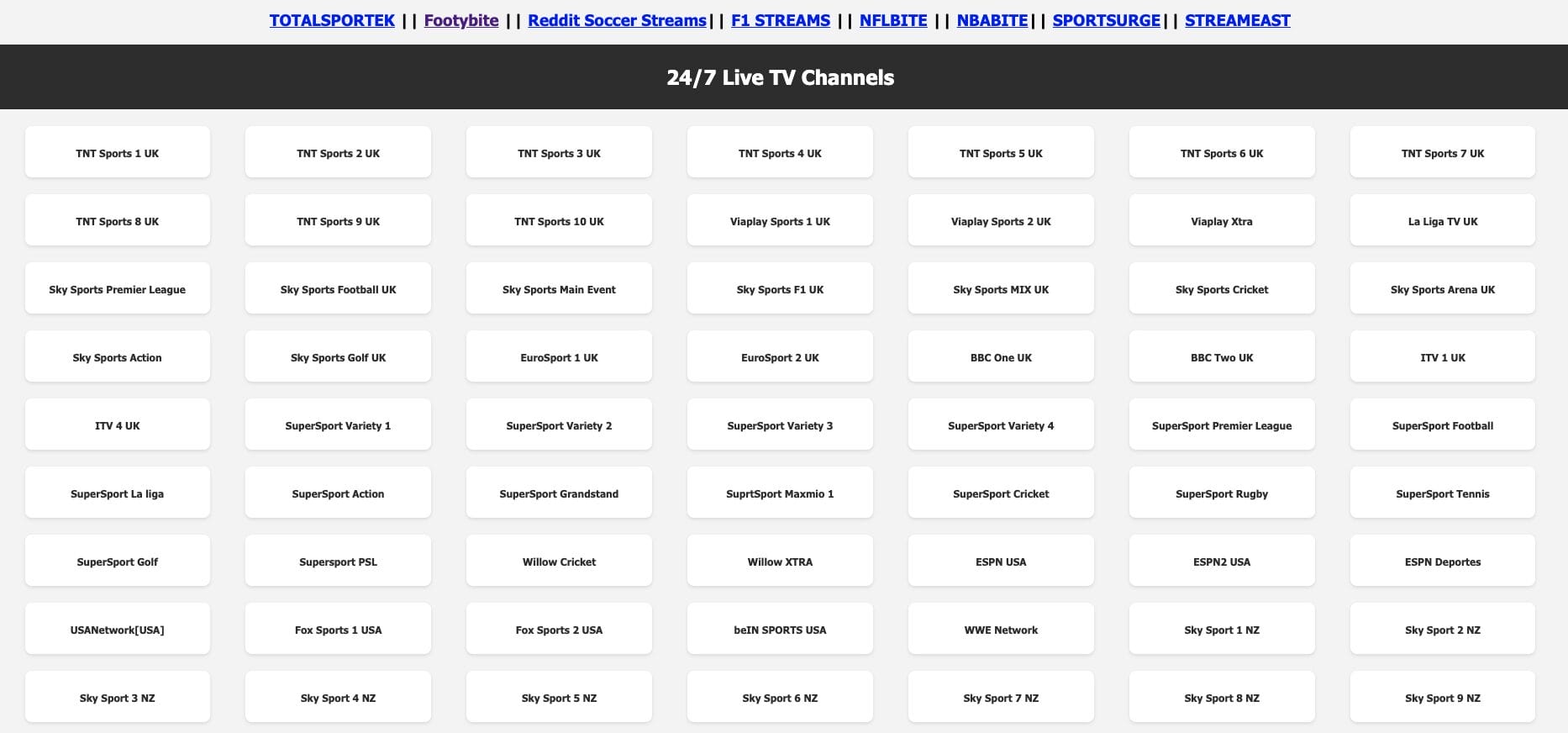 Example of a blocked pirate domain