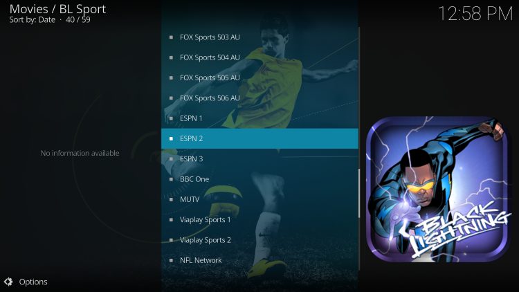 live sports channels