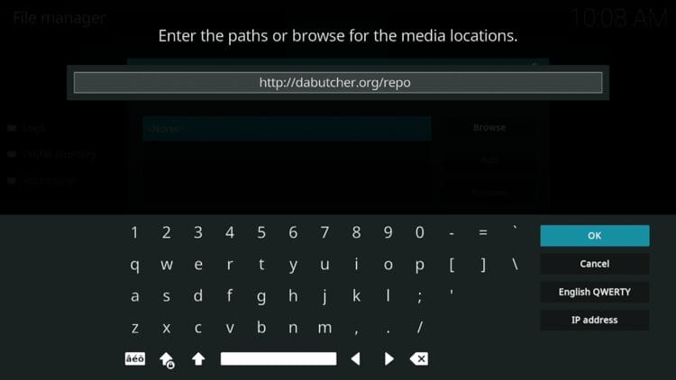 Type the following URL for the Chameleon Build