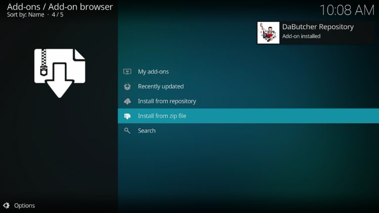 The repo installed message will now appear.