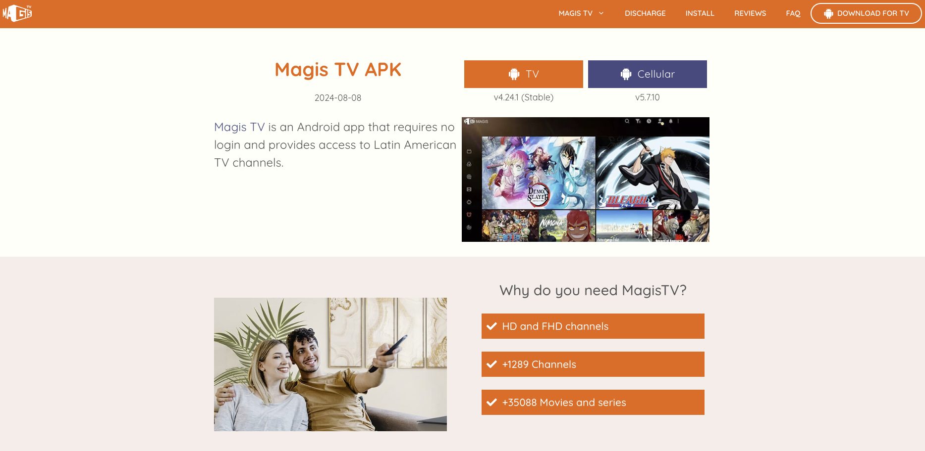 MagisTV Website
