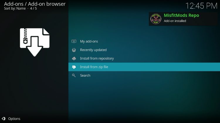 The repo installed message will now appear.
