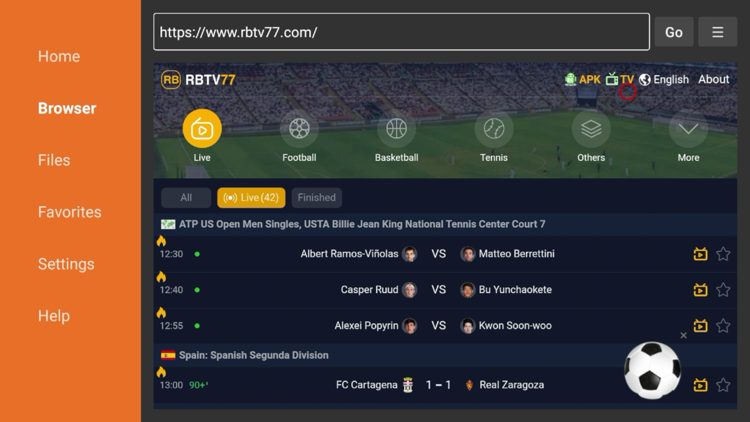 How to Install RBTV77 APK on Firestick/Android (Live Sports)