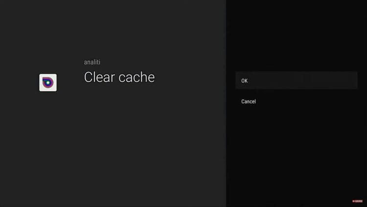force stop & clear cache for analiti