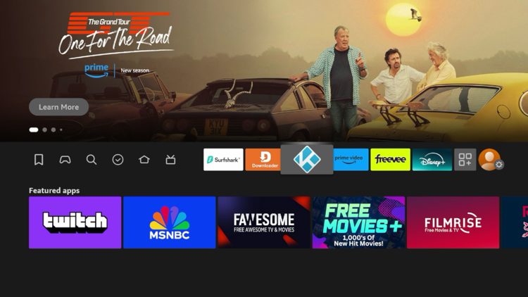 Relaunch the Kodi application.
