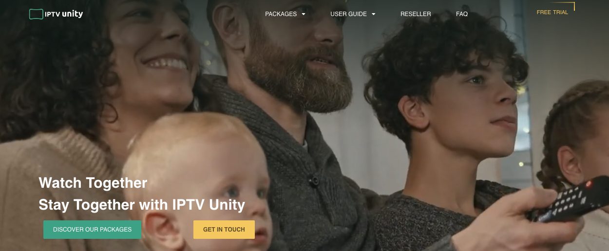 Sitio web de unidad de IPTV