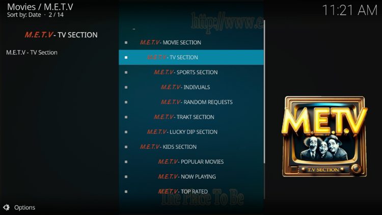 METV Addon
