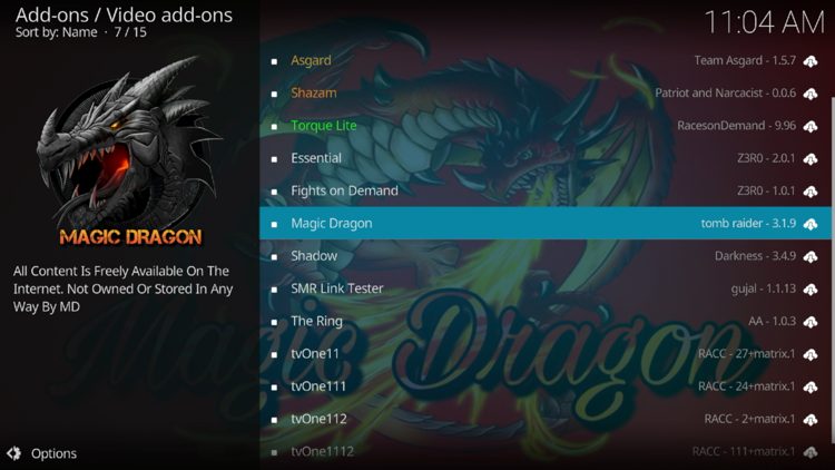 Select Magic Dragon