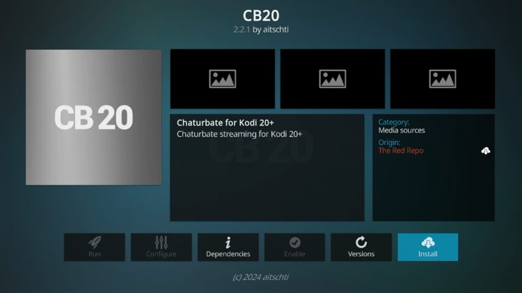 Click Install