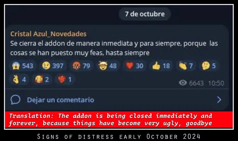 Telegram message