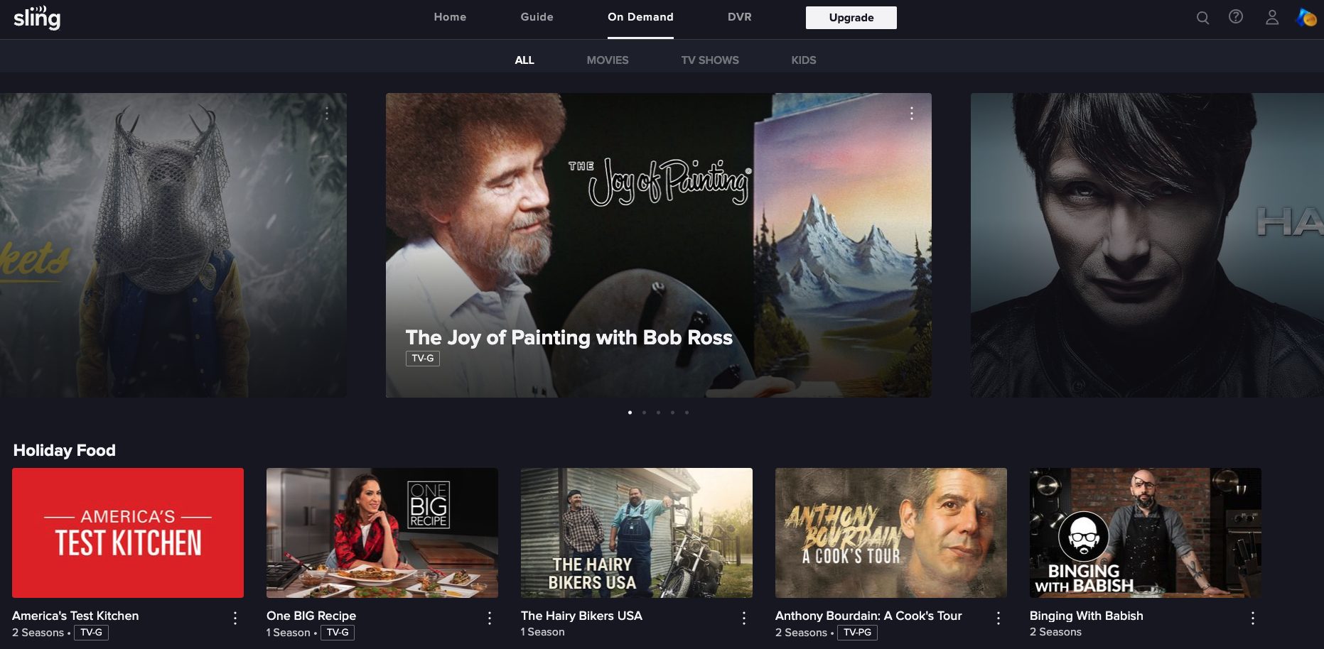 Sling Freestream Website