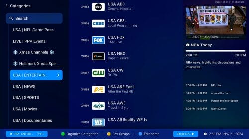 IPTV Channels