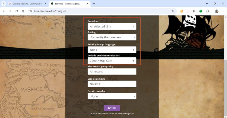 edit categories based on personal preference