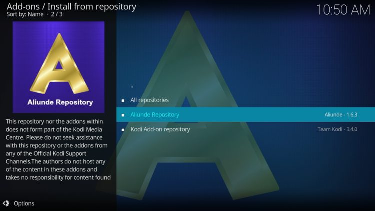 Click Aliunde Repository