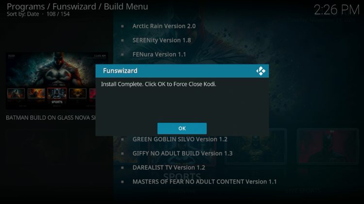 Click OK.