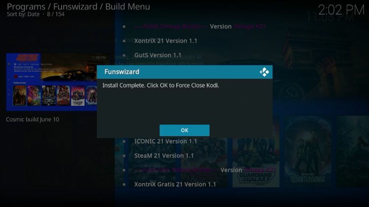 Click OK.