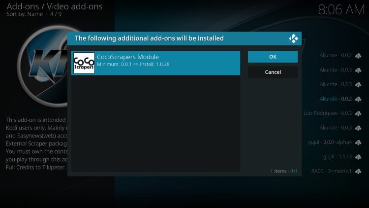 click ok