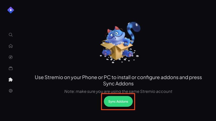 click sync addons