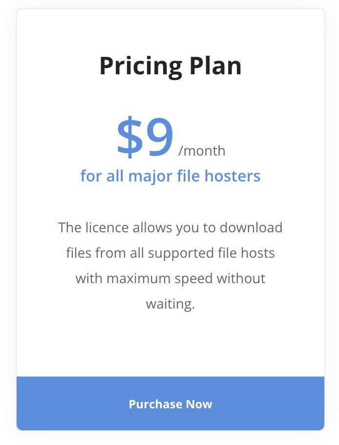 MyDebrid Pricing