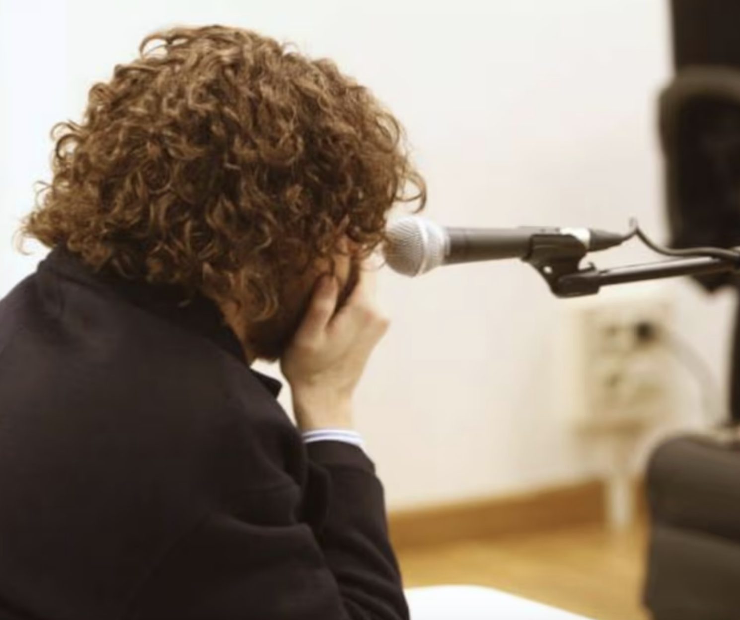 Igor Seoane during the trial