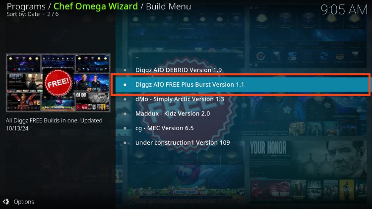 select diggz burst AIO