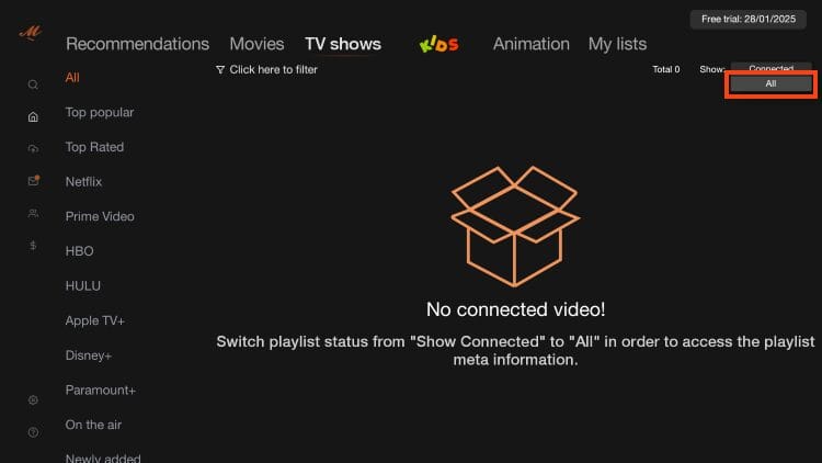 change MFC from connected to all