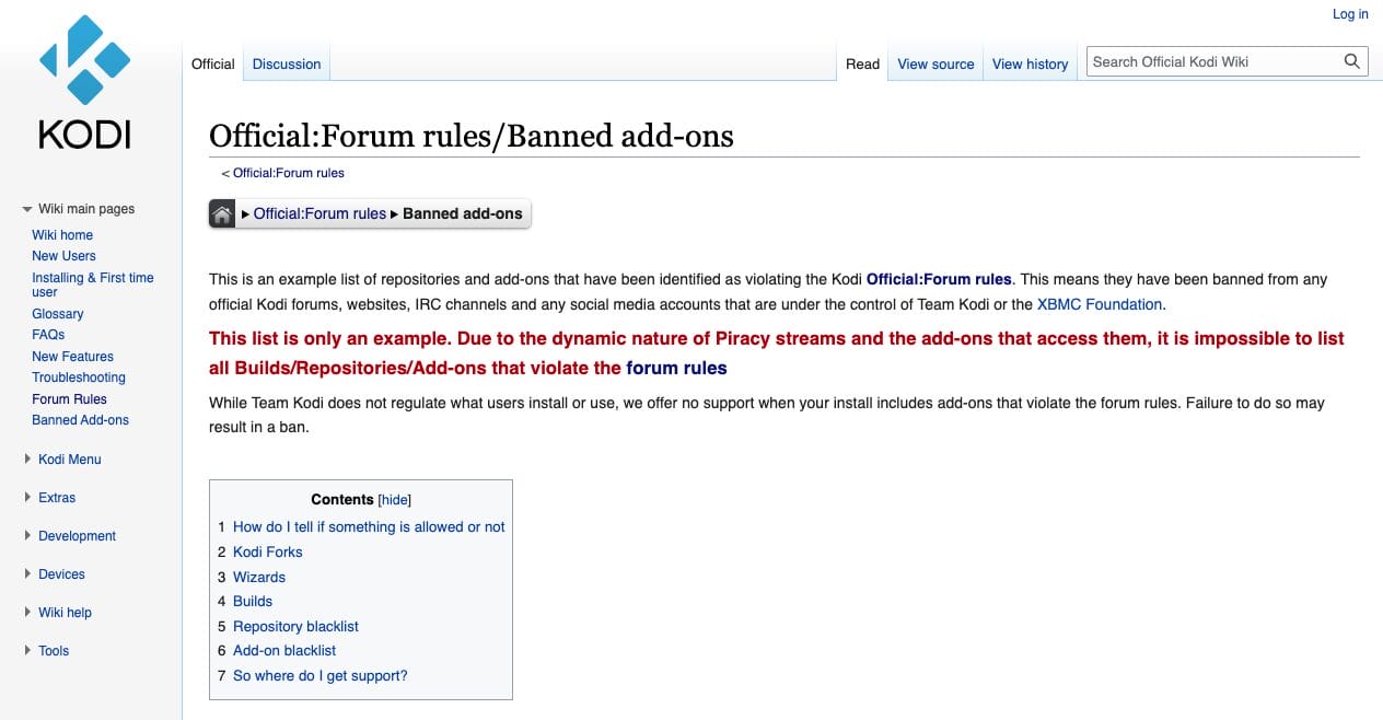 Kodi Forum Rules
