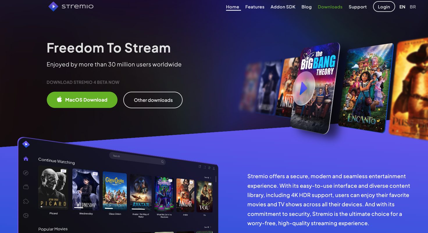 Stremio Website