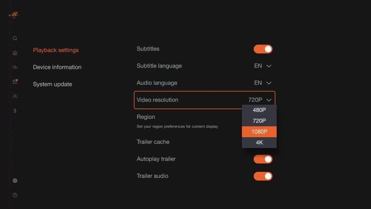 Subtitles and Video Resolution adjustments