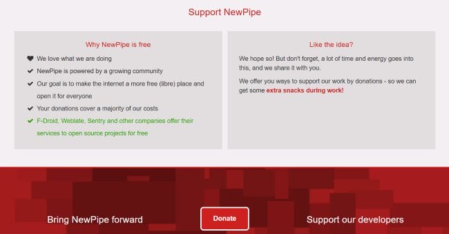 NewPipe Donation