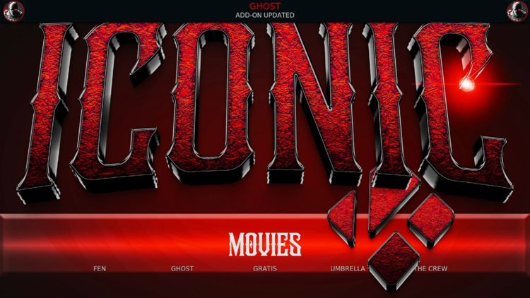 You have successfully installed the Iconic build on Kodi.