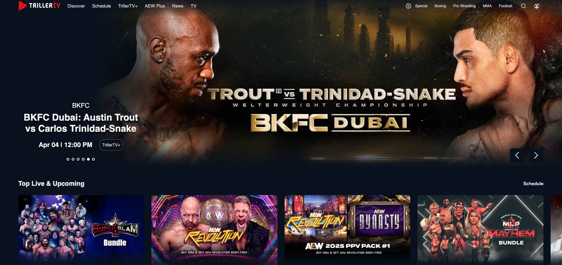 Triller TV Website