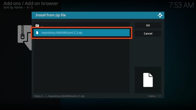 click cmanwizard.zip