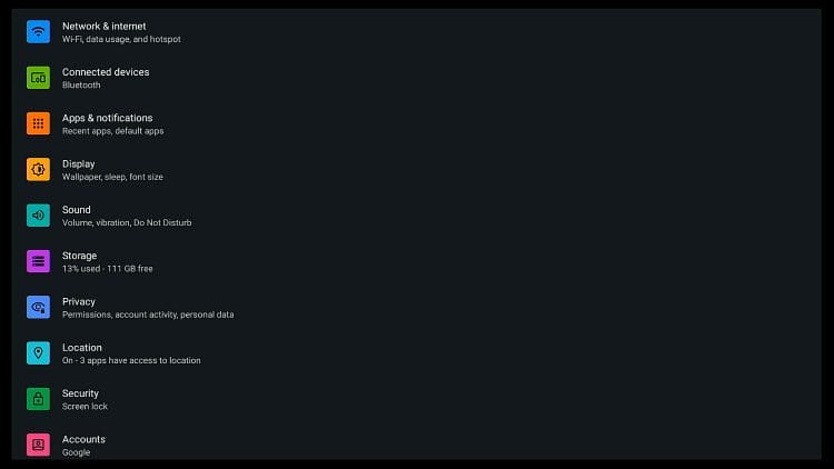 Additional Settings
