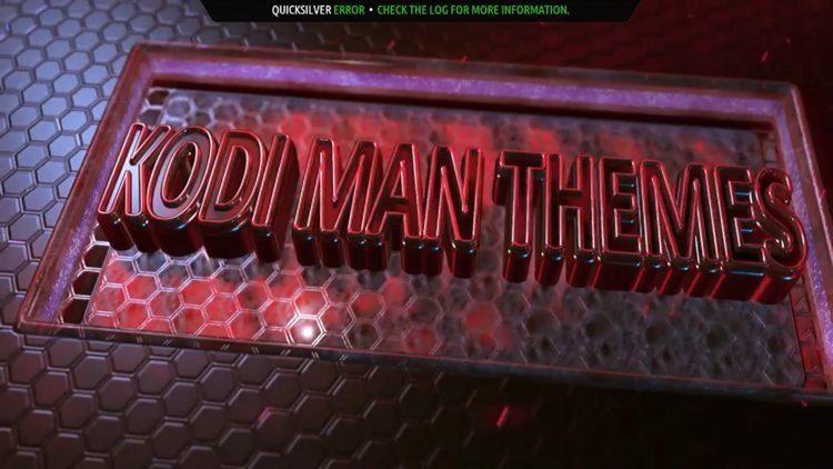 You have successfully installed the Kodi Man build on Kodi.
