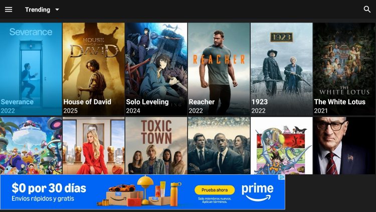 ads on BeeTV APK
