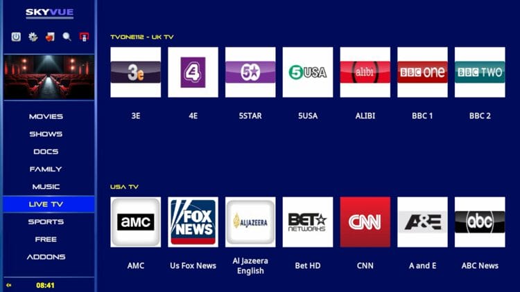 Live TV