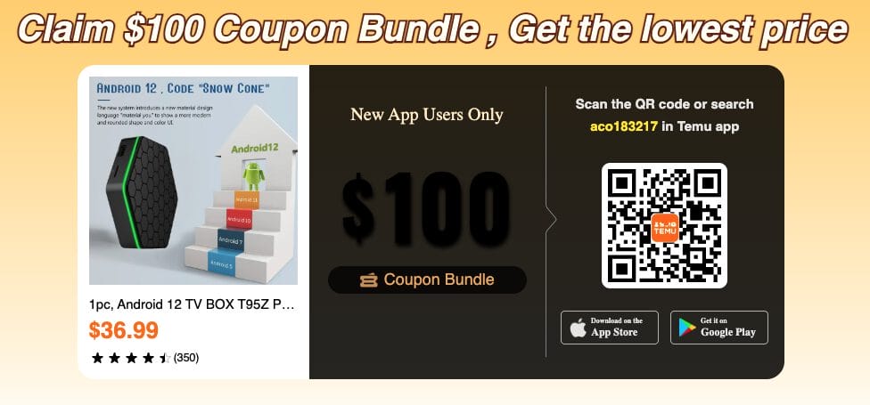 Temu Mobile App Promotion