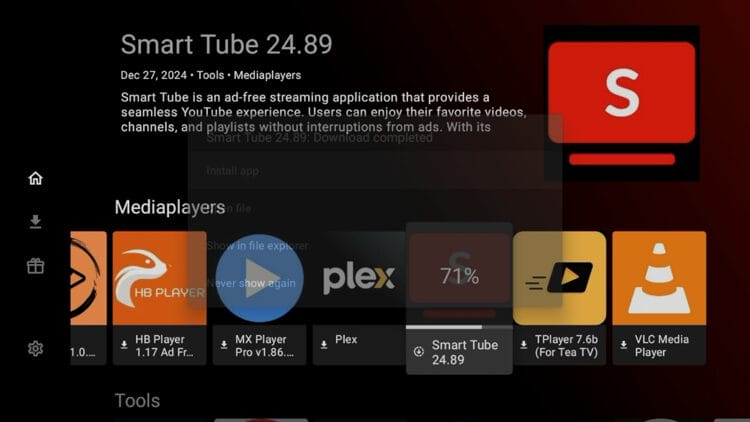 Wait for the app to download.