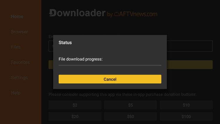 wait for the app to install