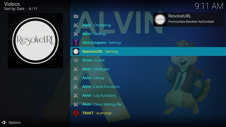 Return to Kodi and you should notice an authorization message. Premiumize is now integrated for use!