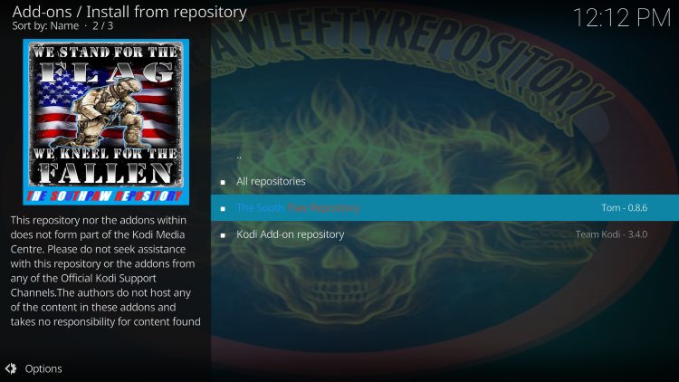 select southpaw repository