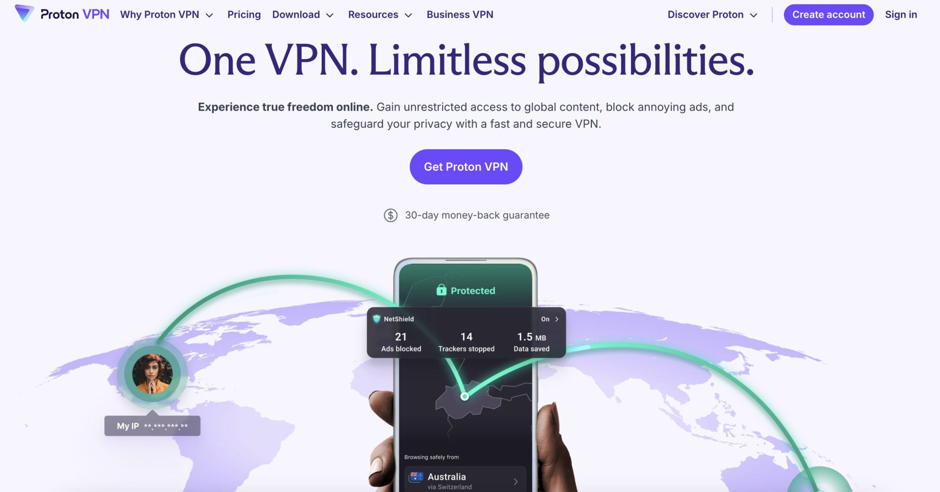 Proton VPN Website