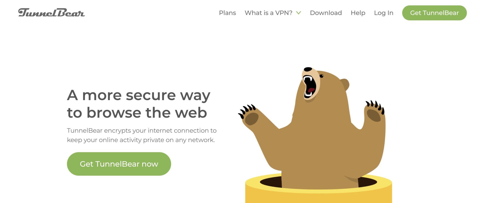 TunnelBear Website