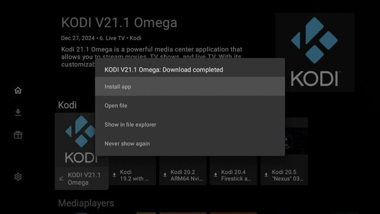 Click Install app.