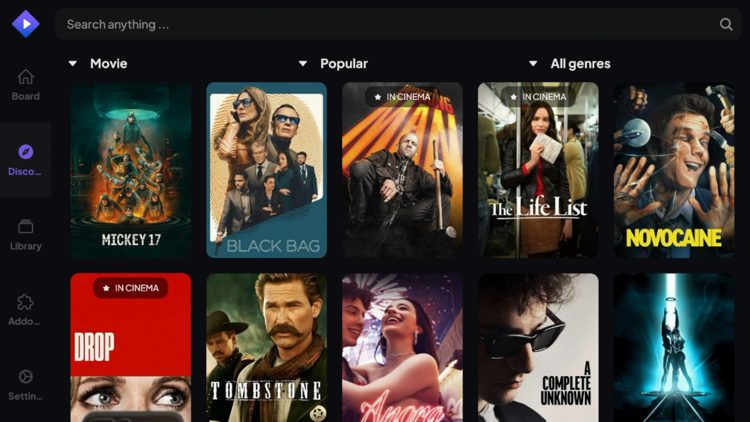 Stremio Categories