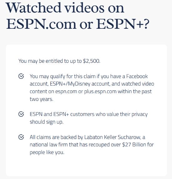 New ESPN Lawsuit